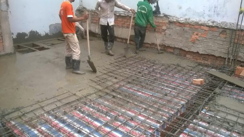 Dịch vụ đổ bê tông sàn tầng 2 đúng tiêu chuẩn kỹ thuật