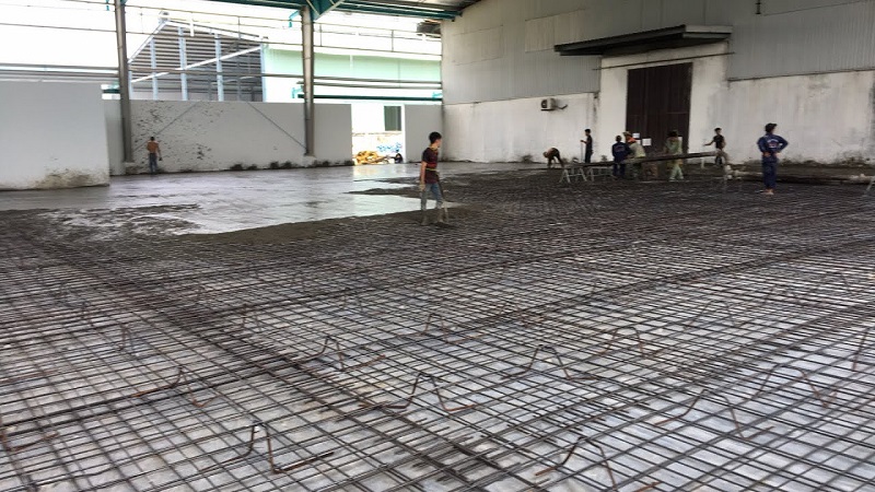 Dịch vụ thi công đổ bê tông nền nhà xưởng