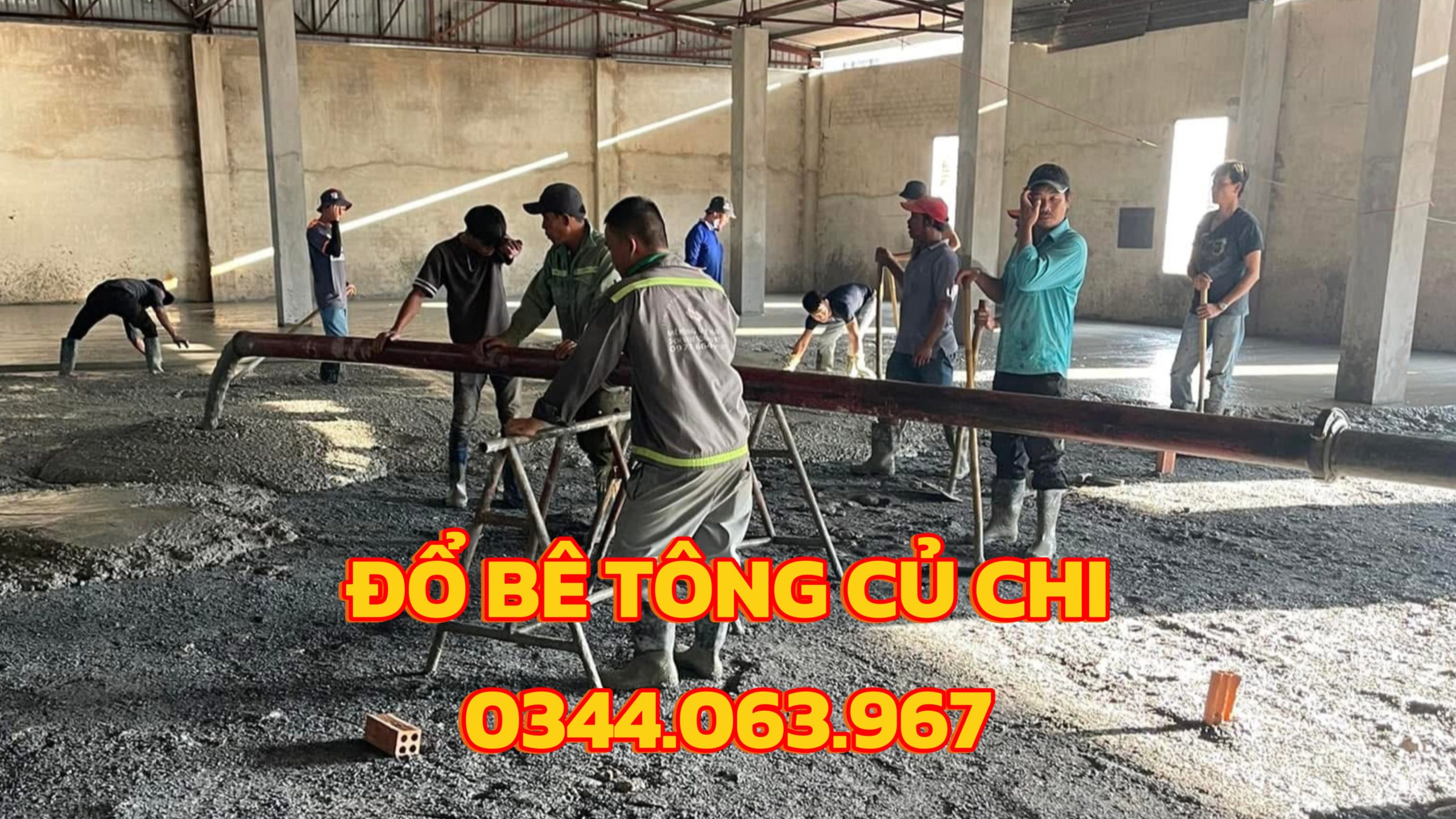 Read more about the article Đội Đổ Bê Tông Củ Chi TP.Hồ Chí Minh Chuyên Nghiệp 0344.063.967