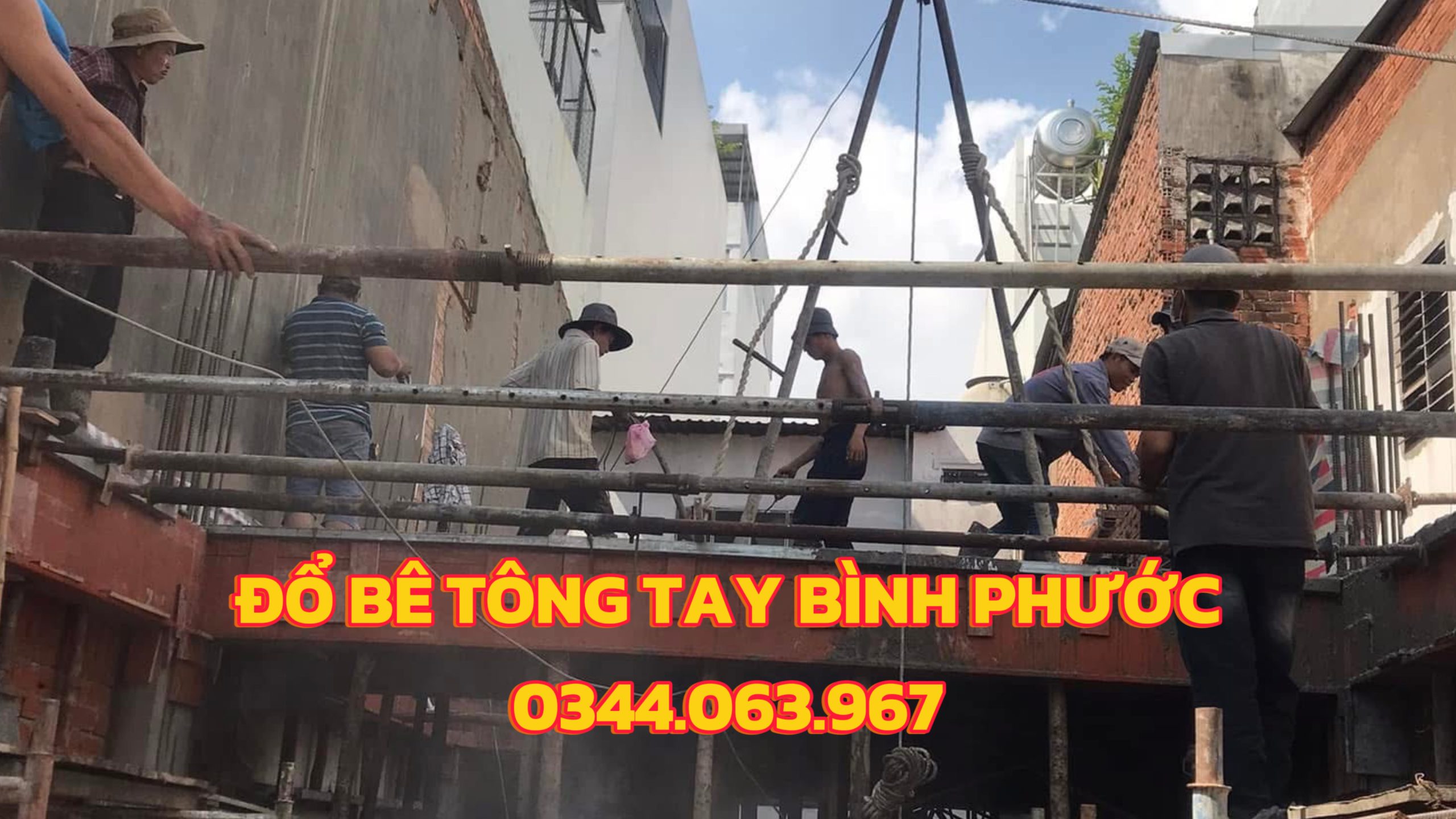 Read more about the article Đổ Bê Tông Tay Bình Phước Chuyên Nghiệp 0344.063.967